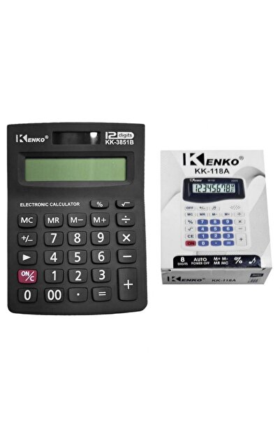 Justnote Μεγάλη 12ψήφια αριθμομηχανή μαύρη 10x15εκ. 51-36