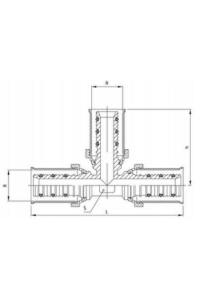 Perfexim REDUCTOR TRIUNghiULAR PEX ALUPEX PERT Ø 32x16x32 TIP U TH REZISTENȚĂ...