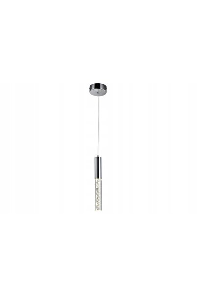 Reality Lustră suspendată tip tub, argintie, cu bule, LED NEDA 333901-06