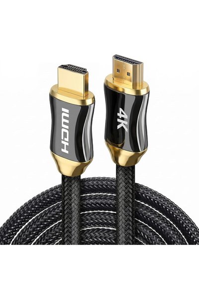 AyPenye 4K HDMI Kablosu (10 METRE) - Yüksek Hızlı Görüntü ve Ses İletimi - UHD Görüntü Aktarımı - Örgülü Kab