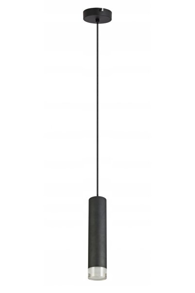 Reality Lustră suspendată tip tub negru, candelabru INA negru 340801-30