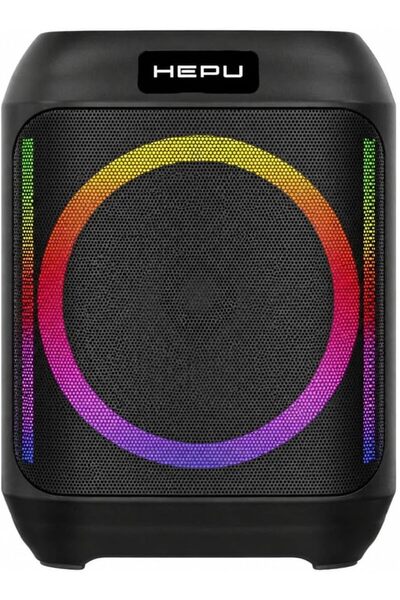 HP-984 Taşınabilir Bluetooth Hoparlör – 6.5” Hoparlör 10W Güç RGB Işık TWS Destekli