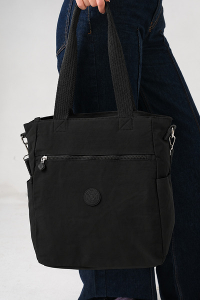 Solo Bag Valeria Vellini Damen Multi-Compartment Waterproof Crinkle Casual Cr...
