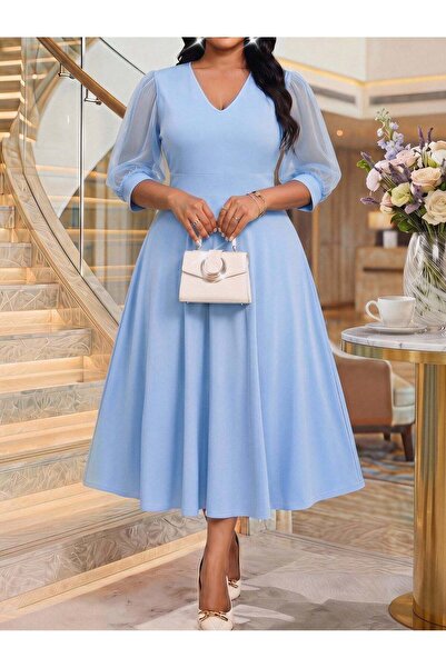 Sheya Rochie maxi, albastru