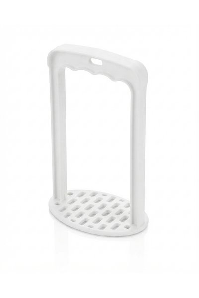 ROYALGROSS Ergonomik Saplı Pratik Plastik Patates Ezici BEYAZ