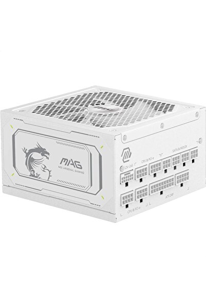MAG A1000GL PCIE5 WHITE 1000W 80+ GOLD POWER SUPPLY