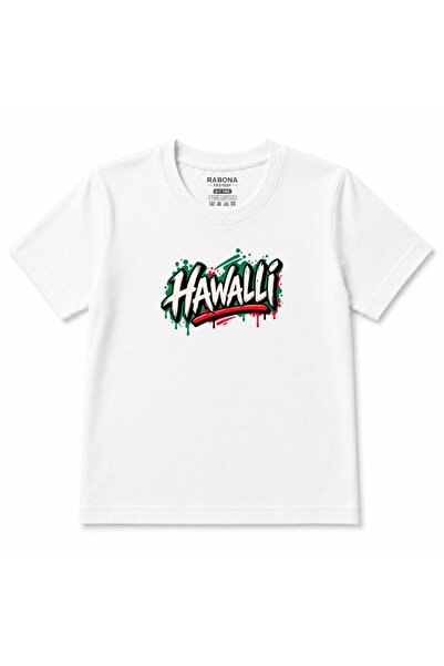 Rabona Fashion Tricou Hawalli Kuwait pentru copii cu imprimeu grafic – Design...