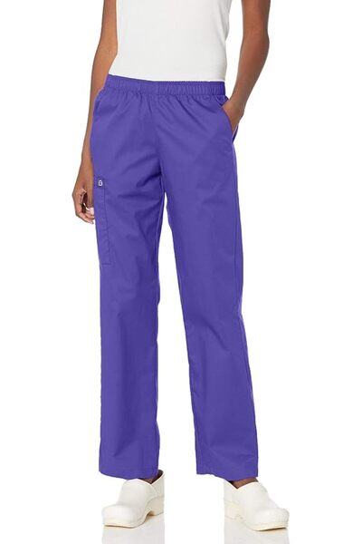 WINK WonderWink Plus Size Wonderwork Women's Pull-on Cargo Scrub Pant Tall
