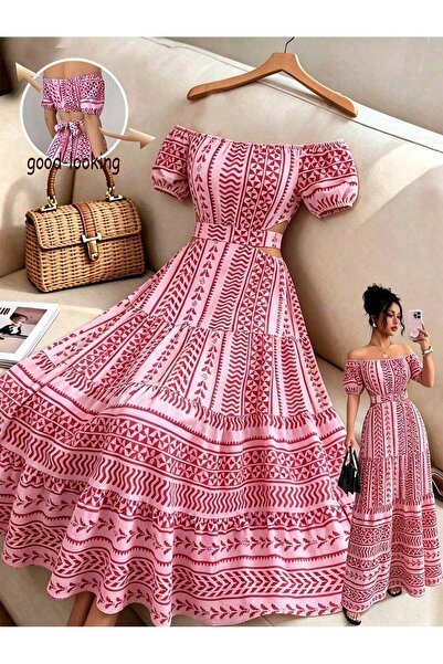 Sheya Rochie maxi, mix culori