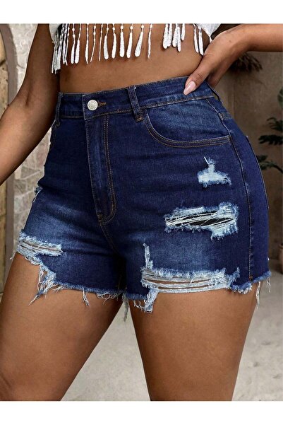 Sheya Denim shorts, blue