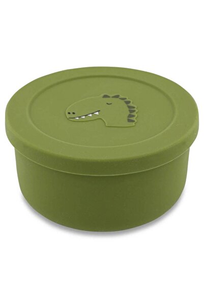 Trixie Mr. Dino Silicone Children's Snack Container with Lid 96-438