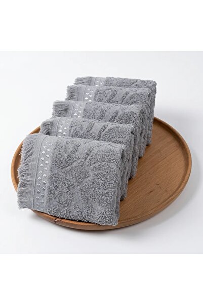%100 Pamuk 5'li El Havlusu Seti 30 x 45 cm | Lavabo ve Misafir Havlusu