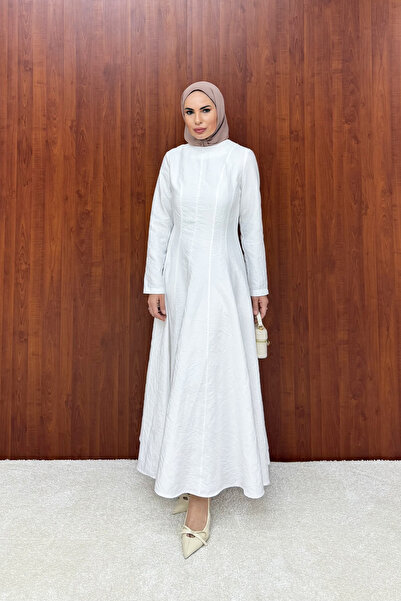 Melike Tatar Rochie cu detaliu fermoar 32-2000