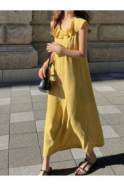 Sheya Rochie maxi, galben