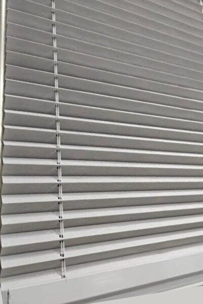 Genel Markalar Katlanabilir Cam Balkon Plise Perde Açık Gri