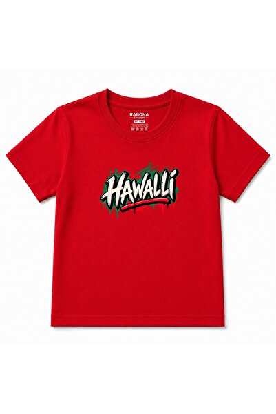 Rabona Fashion Tricou Hawalli Kuwait pentru copii cu imprimeu grafic – Design...