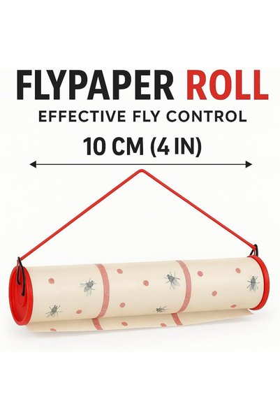 lavish Flying Insect Glue Sticker Trap Roll | 10CM x 4M | Eco-Friendly Indoor...