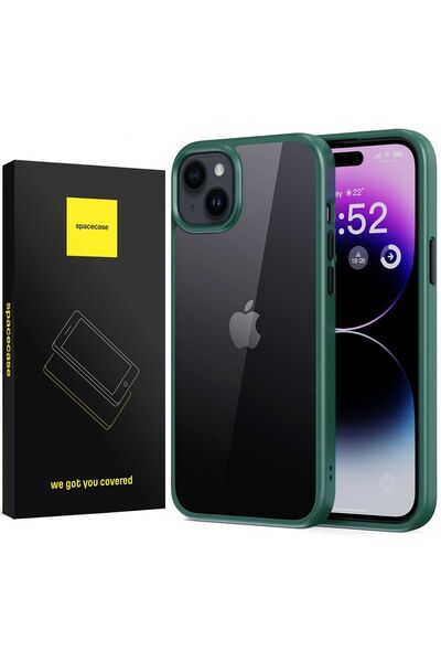 spacecase Metro iPhone 15 Plus verde închis