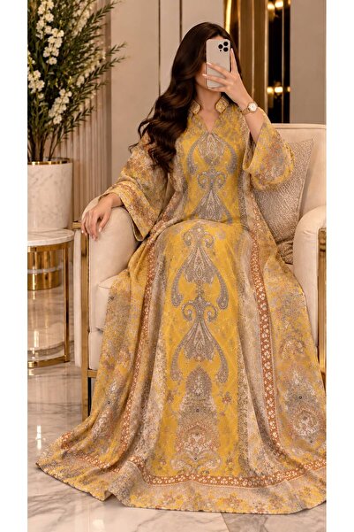 Generic Brand Very High-Classed Jubbah with Perforated Abu Fuschil and Lulu o...