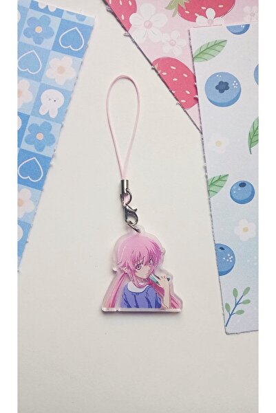 Atölye Moonlit Future Diary Yuno Gasai Telefon Süsü Charm