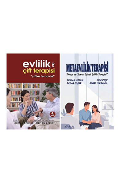 Pusula Yayıncılık SET - Evlilik ve Çift Terapisi – Çiftler Terapide + Metaevlilik Terapisi - Gerald R. Weeks, Stephen R. Treat - Dr. Cem Keçe - Fatma Çoşar