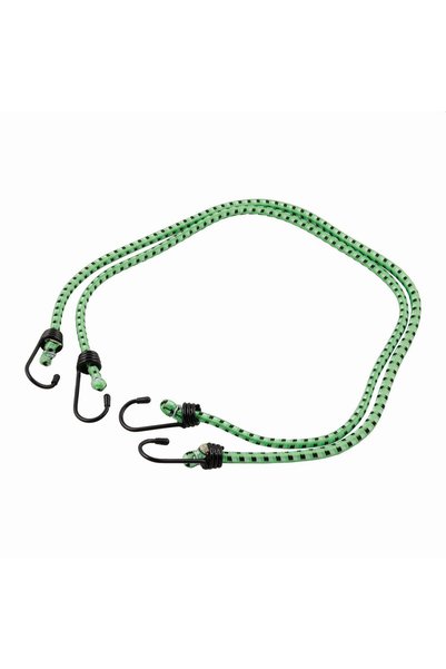 ANTBRO Coarda Elastica cu Carlig Metalic, Polipropilena, Verde, Ø 8 mm x L 0....