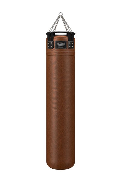 Excalibur Proline Salon Tipi Çemberli Boks Torbası 180 x 40 cm Kahverengi