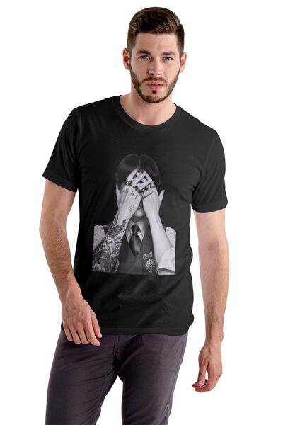 Texclusive Jungkook majica crna unisex majica