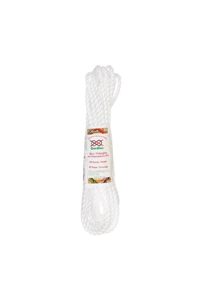 ANTBRO Snur Rasucit, Polipropilena, Alb, Ø 6 mm x L 10 m, Forta de Rupere max...