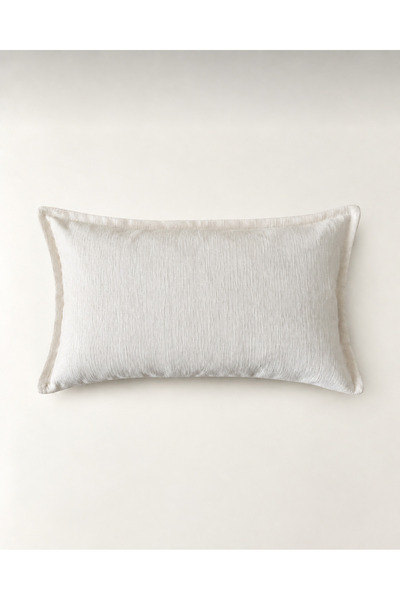 AYSA HOME DECOR Κάλυμμα μαξιλαριού Noma Ορθογώνιο Εκρού (35 x 55 εκ.)