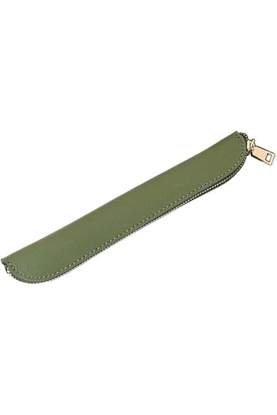 YONBEN Canvas pencil case cartucheras de maquillaje pure color simple mini pe...
