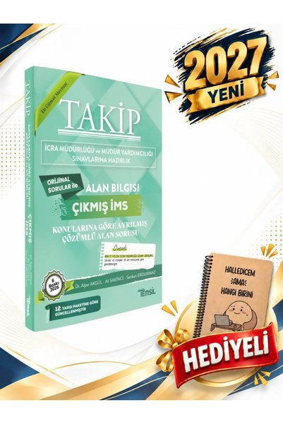 Temsil Kitap TAKİP İcra Müdürlüğü Alan Bilgisi Çıkmış Soru Bankası