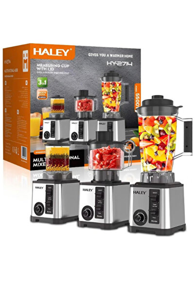 HALEY Haley Hy-2714 Stainless Steel Electric Quiet Food Processor Blender Household Drip-Proof Durable Multi-Function Juicer