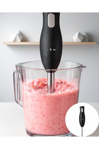 ECRUZ El Blenderı Paslanmaz Çelik Uçlu Ergonomik Tasarım