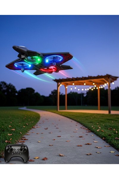 ASTRALTECH Uzaktan Kumandalı LED Işıklı Drone 360 Derece Dönüş