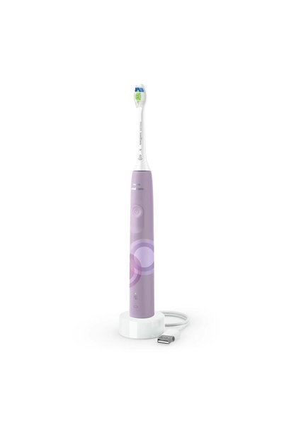 PHILIPS SONICARE Periuță de dinți electrică Seria 4100 HX3689/44, 31000 mișcări/min, 2 programe, Mov, 1 cap de periuță