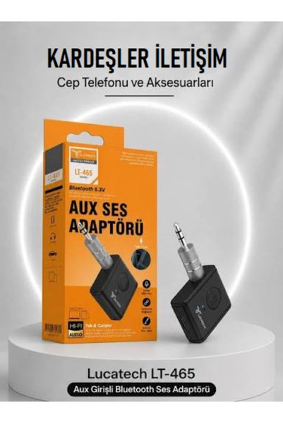 Genel Markalar Lucatech LT-465 Bluetooth 5.3 AUX Ses Adaptörü