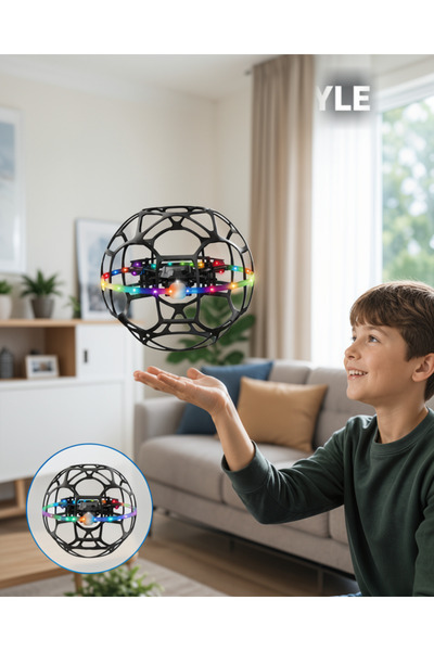 ASTRALTECH Mini Drone Akıllı Sensörlü LED Işıklı Futbol Topu