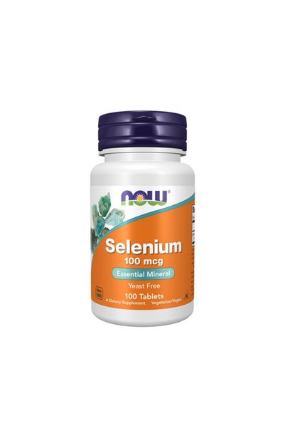 Now Seleniu fără drojdie 100 mcg - Seleniu, 100 comprimate