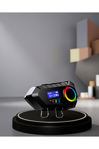 ECRUZ Bluetooth 5.4 Hoparlör 500mAh Pil Radyo LED Ekran
