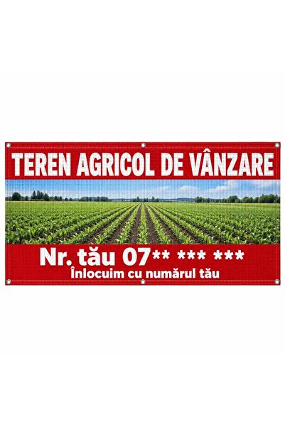 ShopPrint Mesh teren agricol de vânzare cu numărul tău, 200x100 cm, mesh cu t...