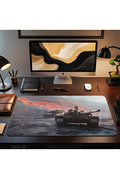OKTANE Mousepad Deskmat Gaming World of Tanks Heat 800x400x4 mm rezistent la ...