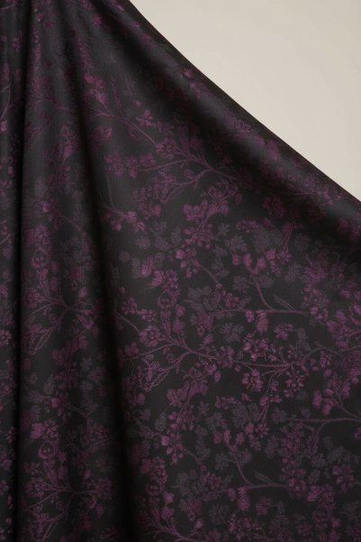 VELYNORA Embroidered Half Kloochee Abaya with Hijab