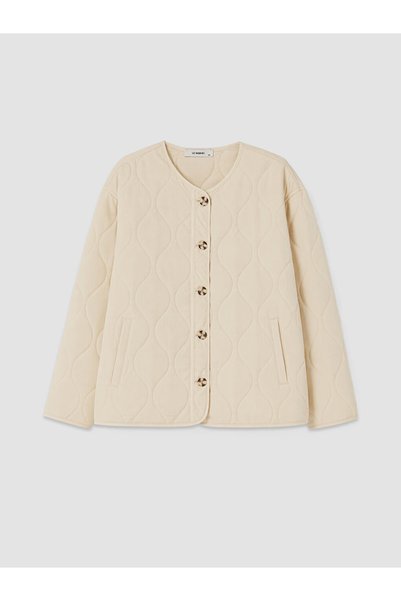 LC Waikiki معطف نسائي مبطن بياقة دائرية من LCW Curve