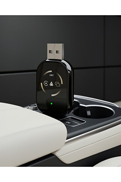 ECRUZ Kablosuz CarPlay Android Auto Dönüştürücü 10000mAh