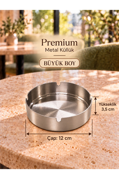 MARI MARA Paslanmaz Metal Küllük – Otel, Kafe, Ev ve Ofis İçin