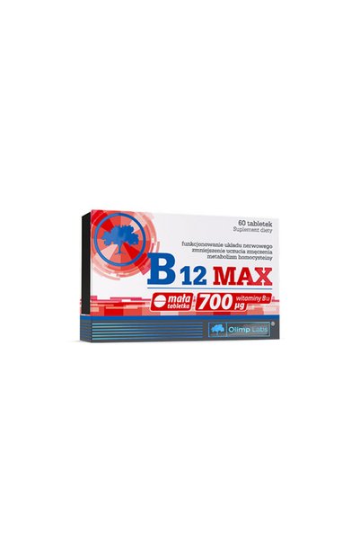 Olimp B12 MAX - Vitamina B12, 60 comprimate