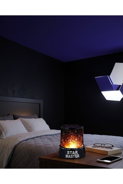 helinaria Star Projector Color Changing Night Light