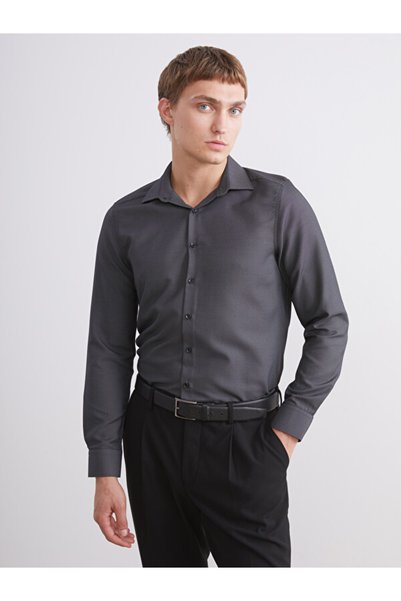 LC Waikiki Slim Fit Long Sleeve Dobby Men's Shirt from Uzg Store for Style En...
