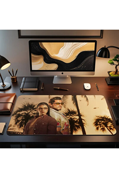 OKTANE Mousepad Deskmat Gaming Grand Theft Auto VI 800x400x4 mm rezistent la ...